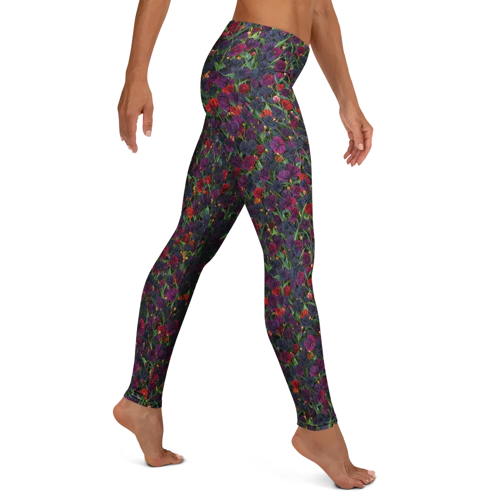 Velvet Nocturne on Leggings — Right