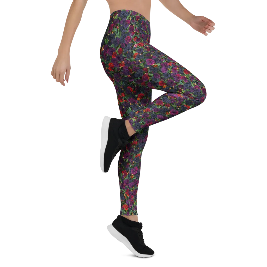 Velvet Nocturne on Leggings — Right