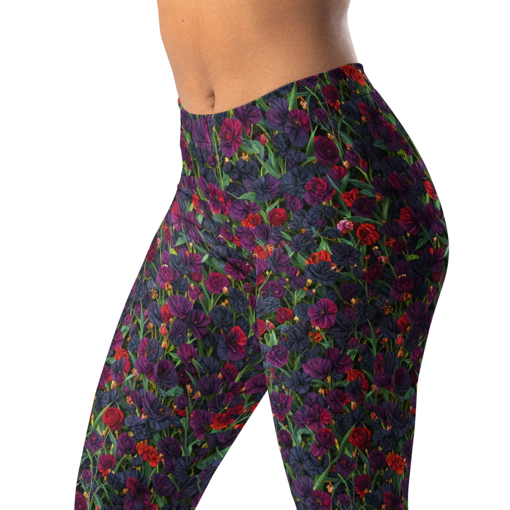 Velvet Nocturne on Leggings — Left Front