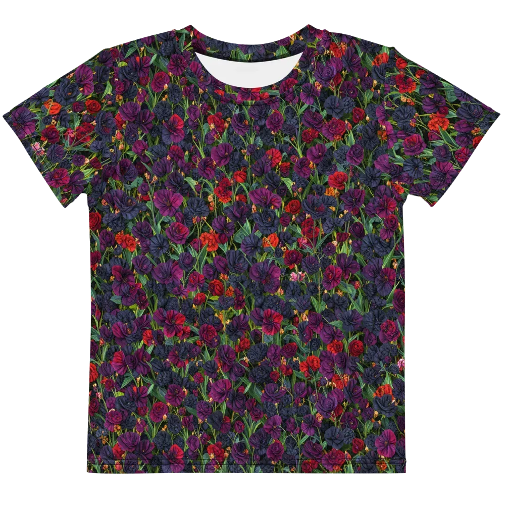 Velvet Nocturne on Kids Crew Neck T-Shirt — Front