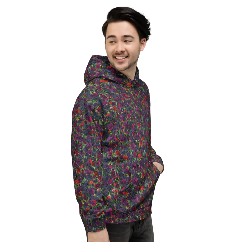 Velvet Nocturne on Hoodie — Right