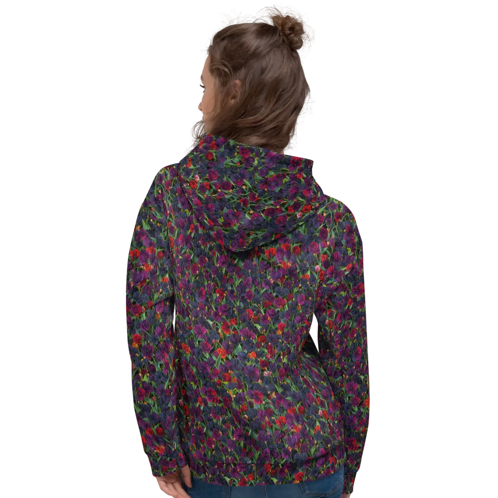 Velvet Nocturne on Hoodie — Back