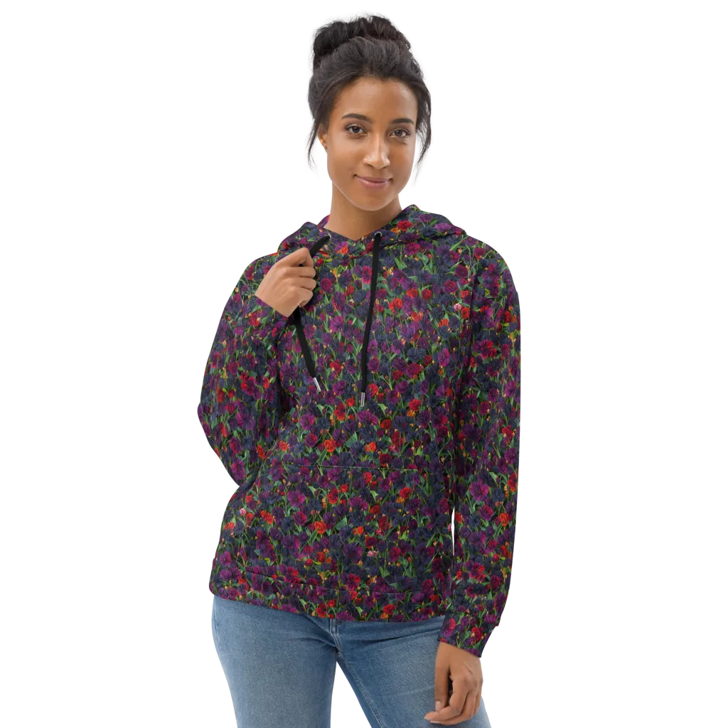 Velvet Nocturne on Hoodie — Front