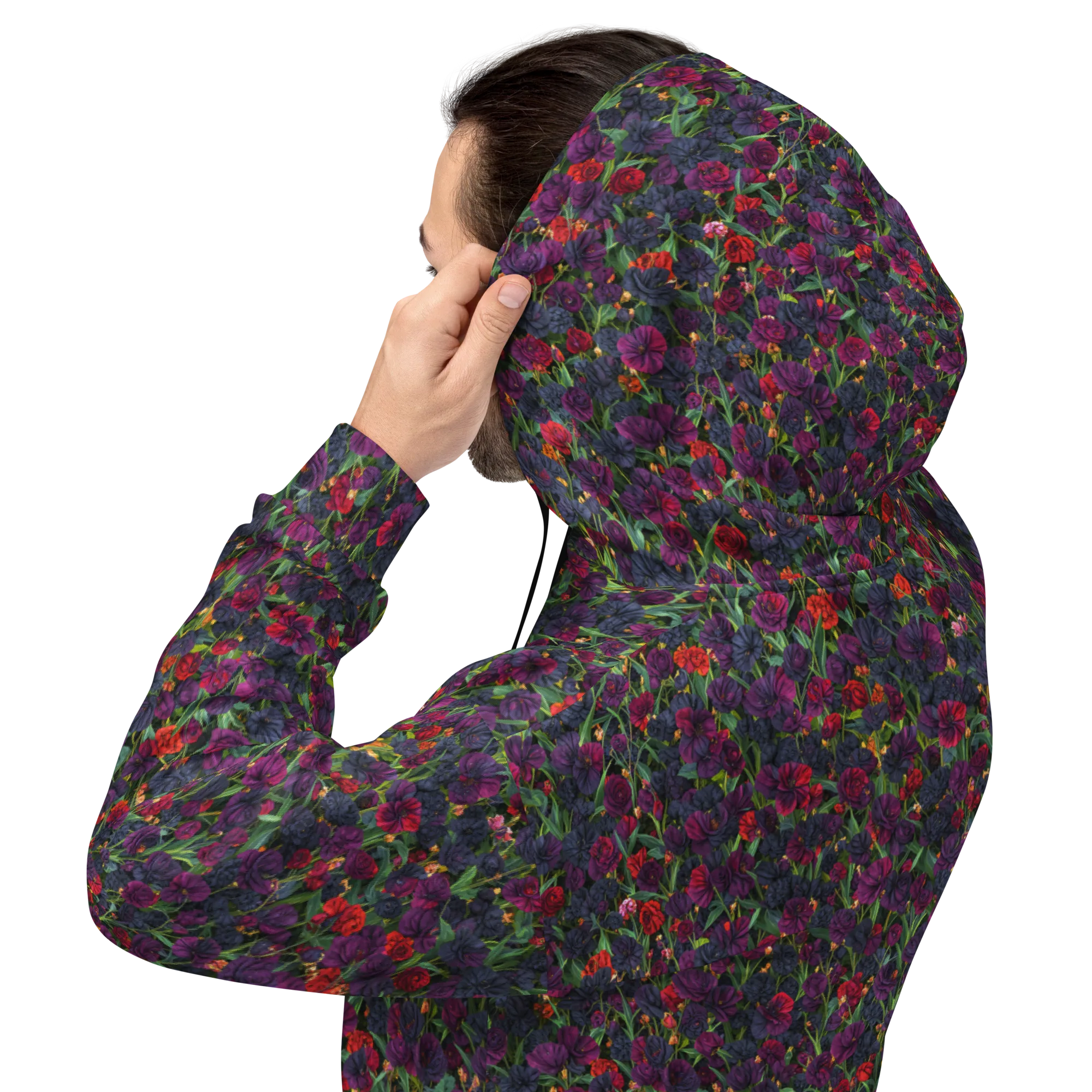 Velvet Nocturne on Hoodie — Back