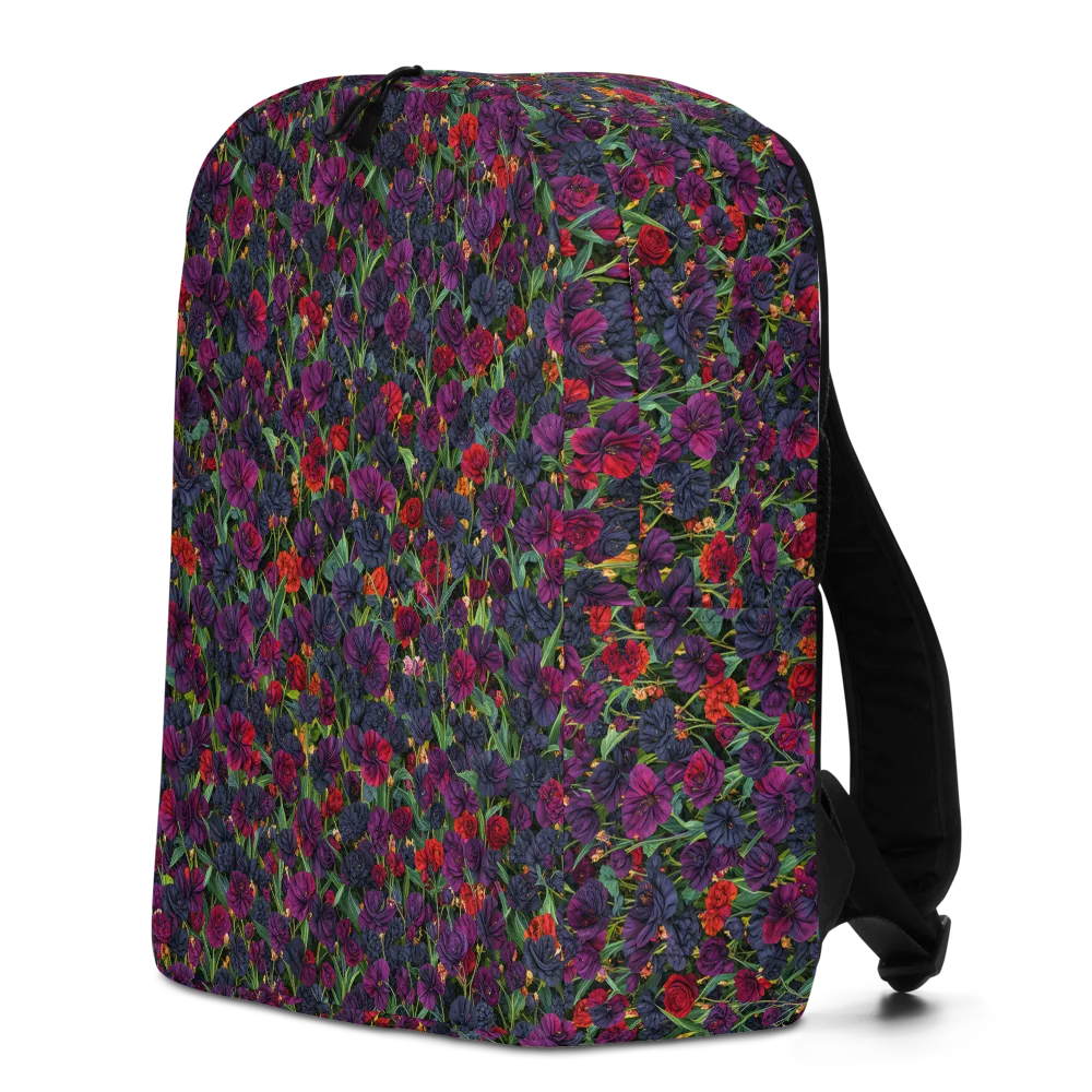 Velvet Nocturne on Minimalist Backpack — Left