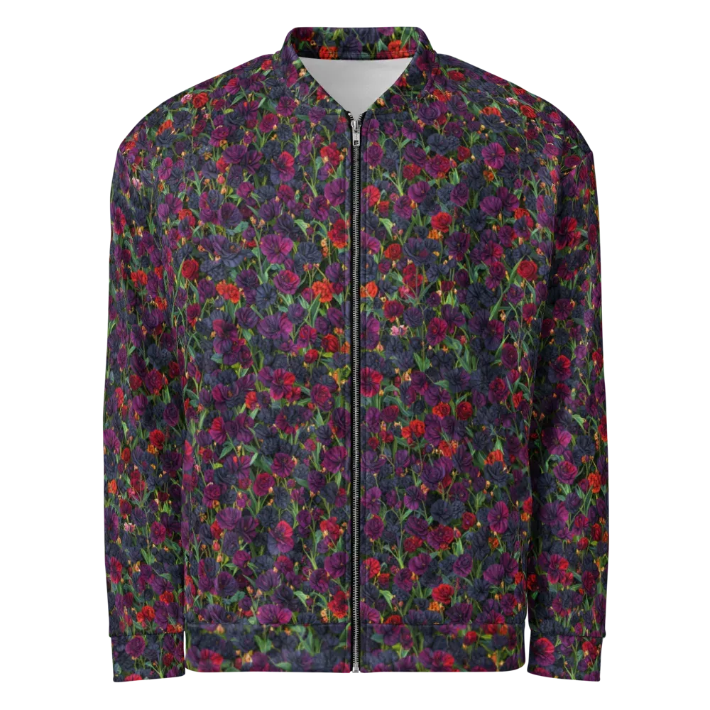 Velvet Nocturne on Bomber Jacket — Front