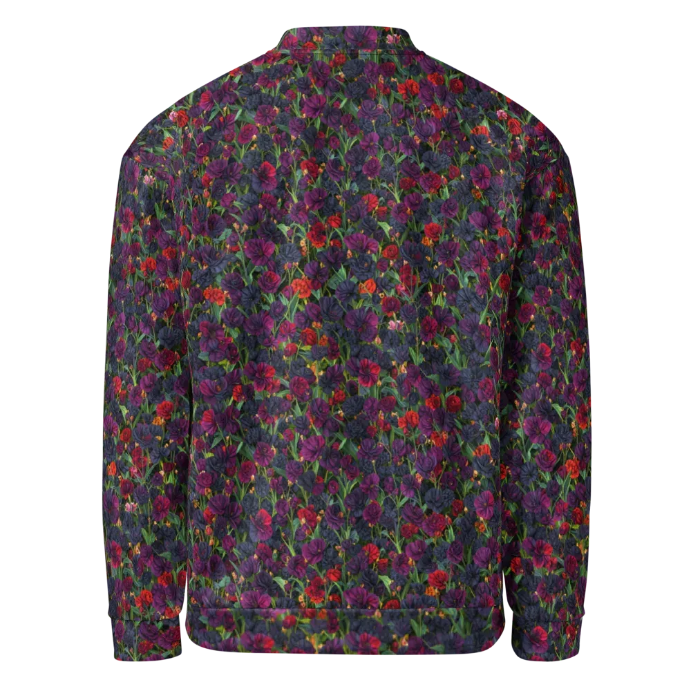 Velvet Nocturne on Bomber Jacket — Back