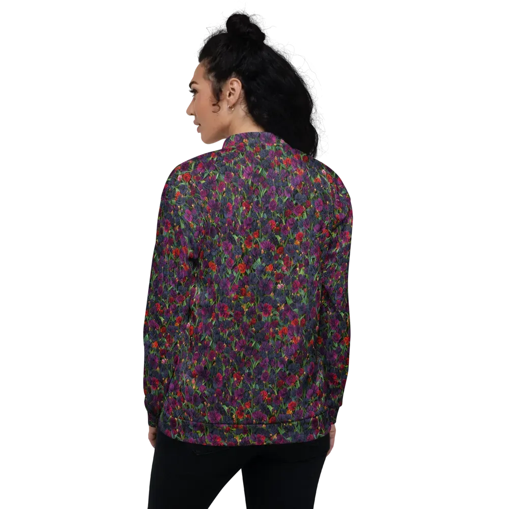 Velvet Nocturne on Bomber Jacket — Back