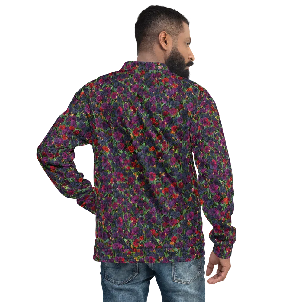 Velvet Nocturne on Bomber Jacket — Back