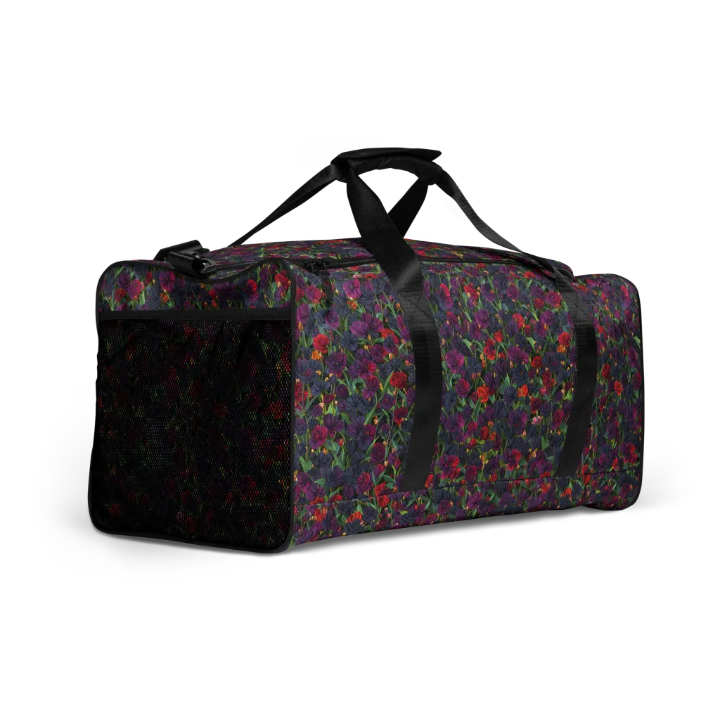 Velvet Nocturne on Duffle Bag — Right Front