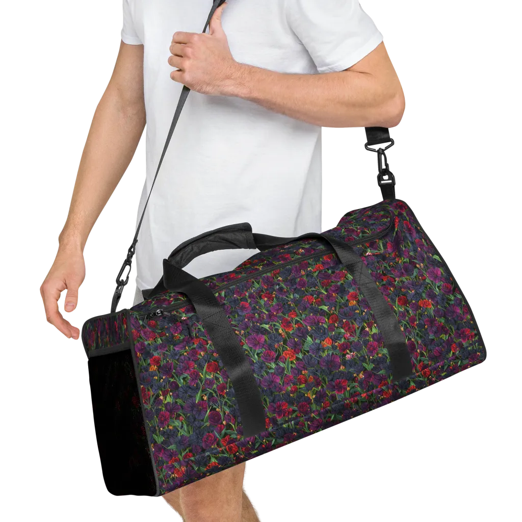 Velvet Nocturne on Duffle Bag — Right Front