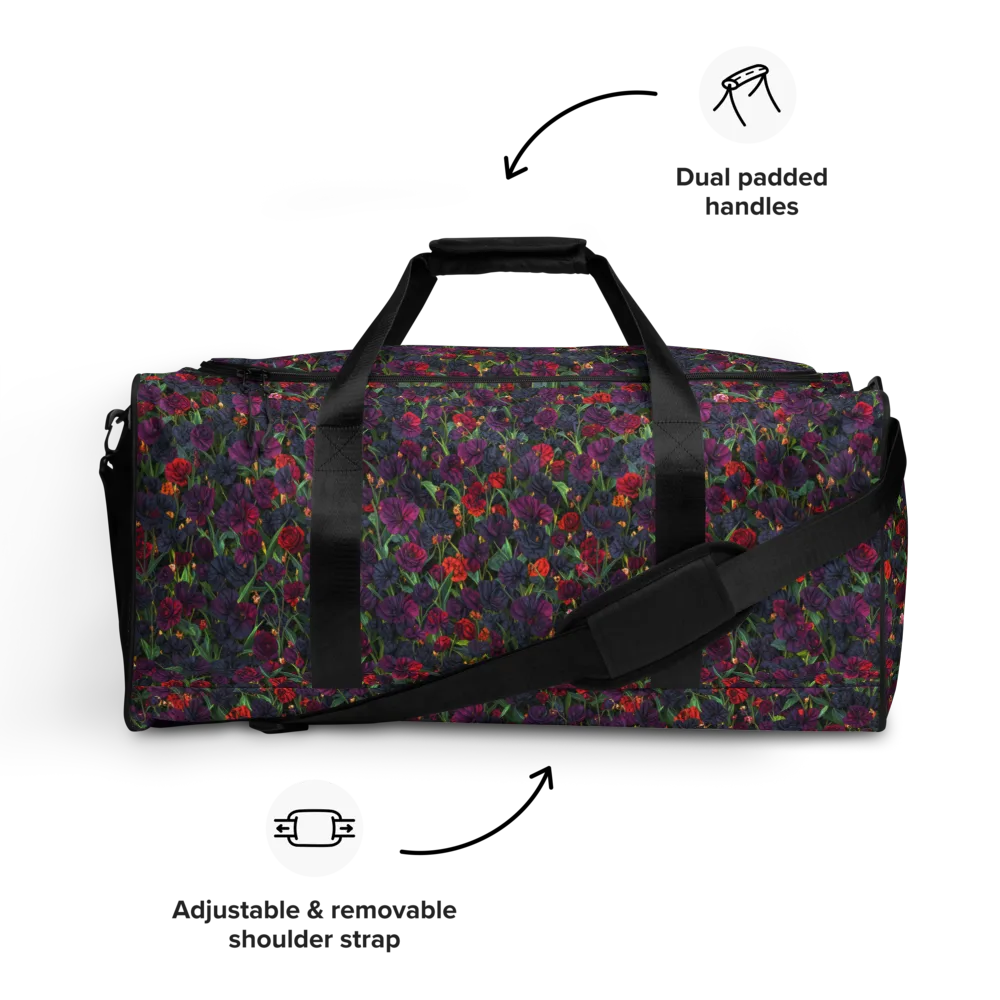 Velvet Nocturne on Duffle Bag — Front