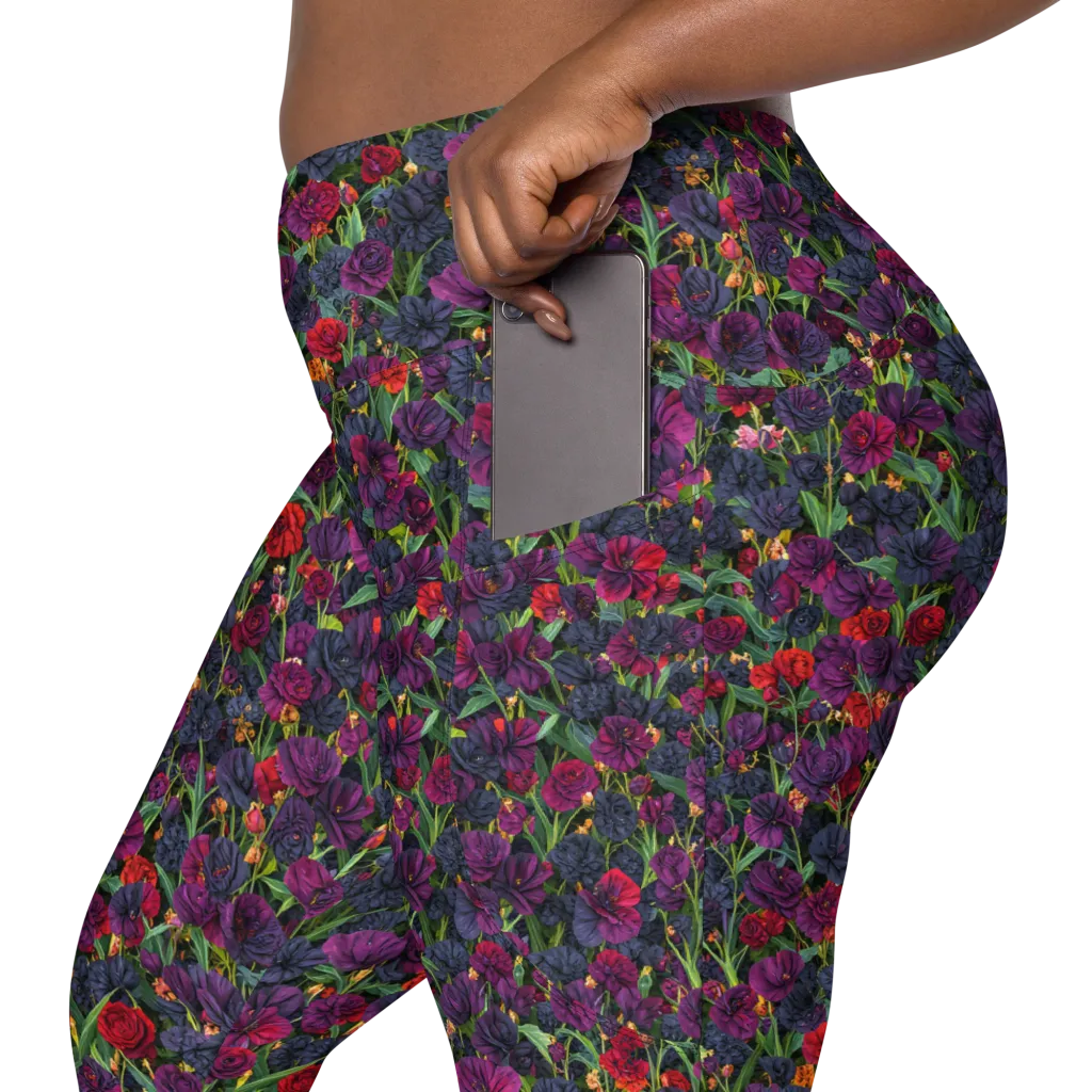 Velvet Nocturne on Leggings with Pockets — Product details 2