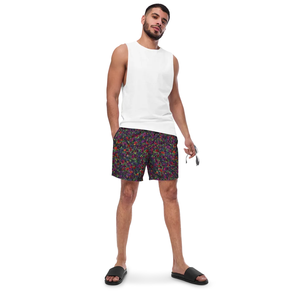 Velvet Nocturne on Swim Trunks — Front