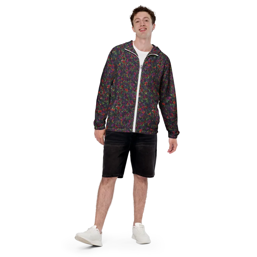 Velvet Nocturne on Men's Windbreaker — Front