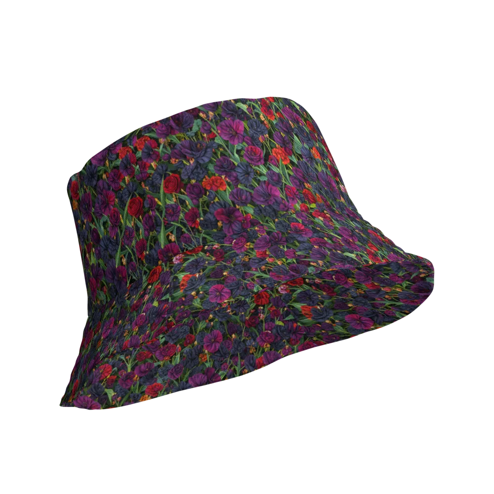 Velvet Nocturne on Reversible Bucket Hat — Product details Outside