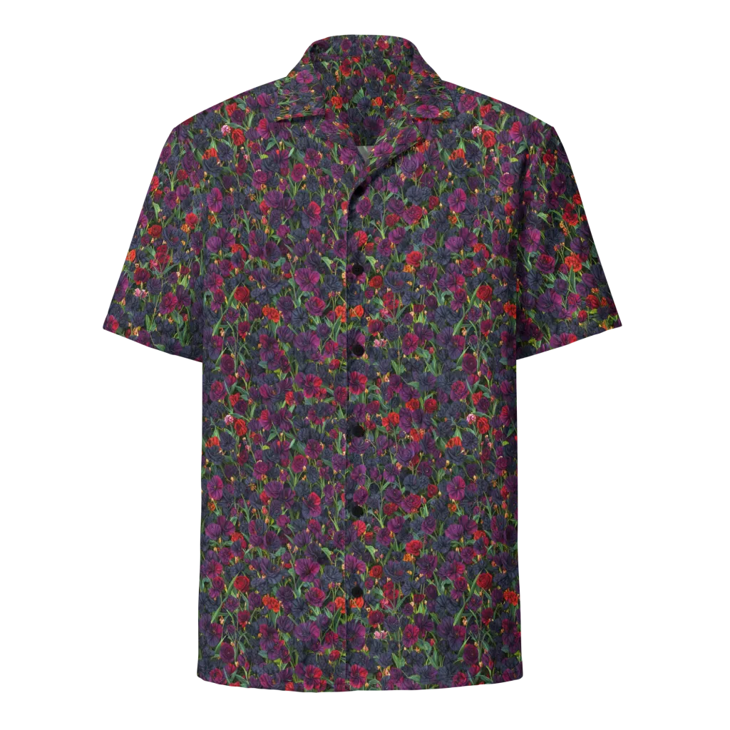Velvet Nocturne on Button Shirt — Front