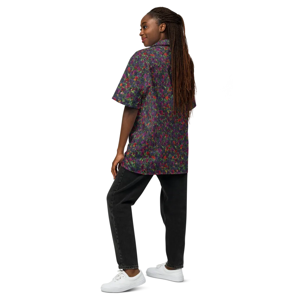 Velvet Nocturne on Button Shirt — Back