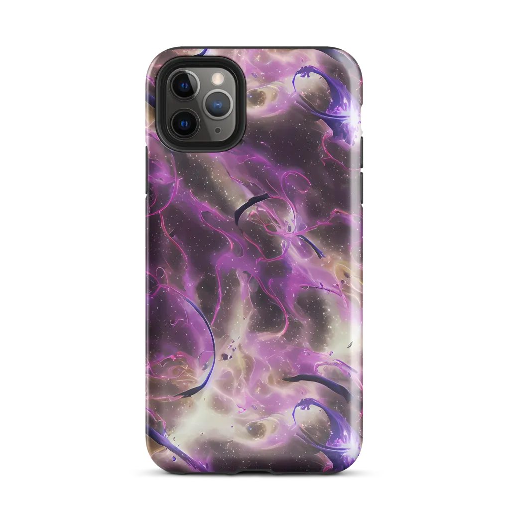 Violet Nebula on Tough Case for iPhone® — Front