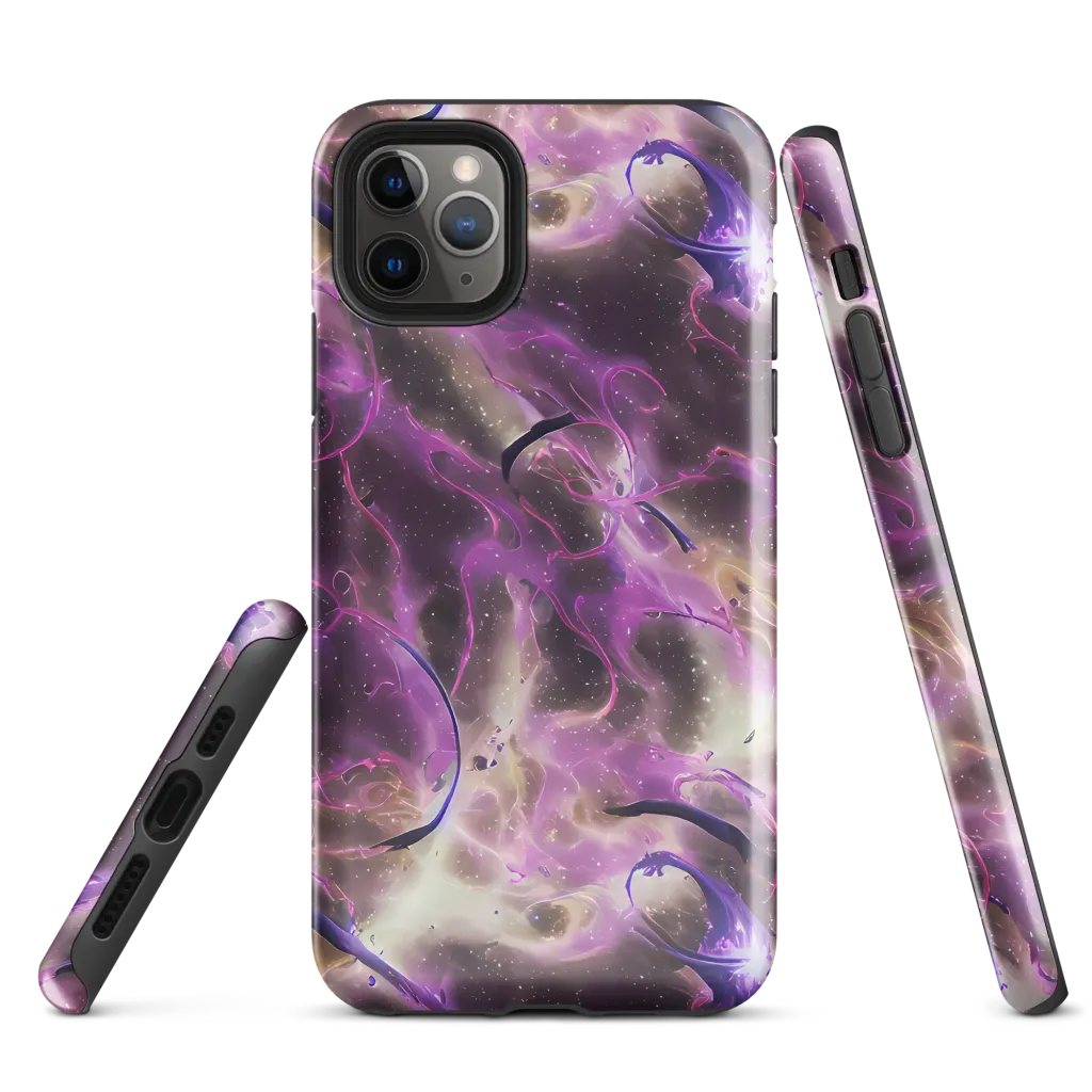 Violet Nebula on Tough Case for iPhone® — Front