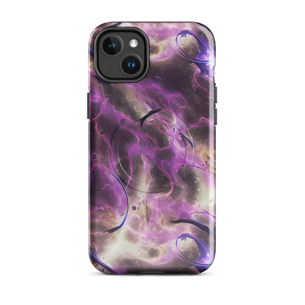 Violet Nebula on MagSafe Tough Case for iPhone® — Front