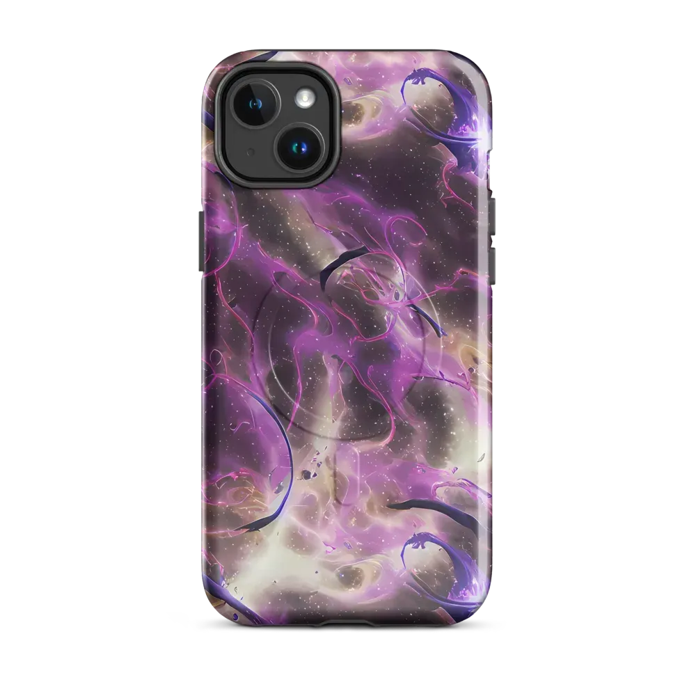 Violet Nebula on MagSafe Tough Case for iPhone® — Front