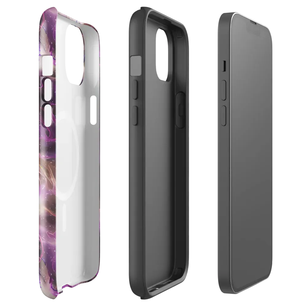 Violet Nebula on MagSafe Tough Case for iPhone® — Front