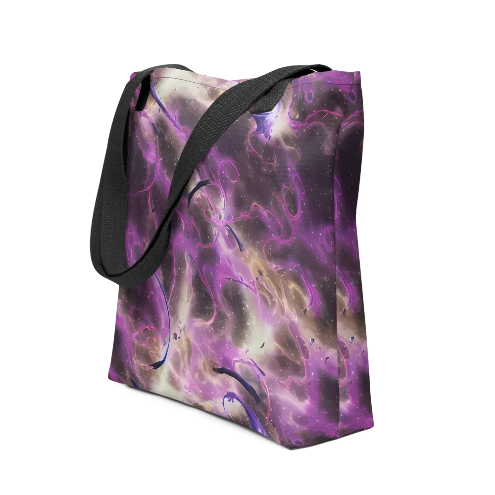 Violet Nebula on Tote Bag — Front