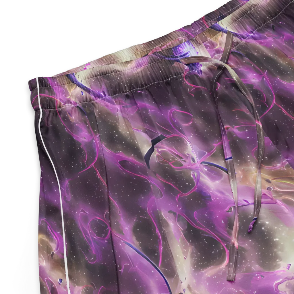 Violet Nebula on Women's Pajama Shorts — Product details
