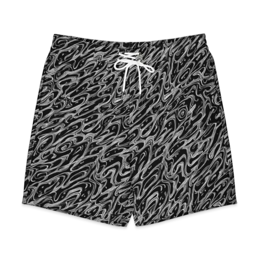 Blackwater Swirl on a Men's Board Shorts
