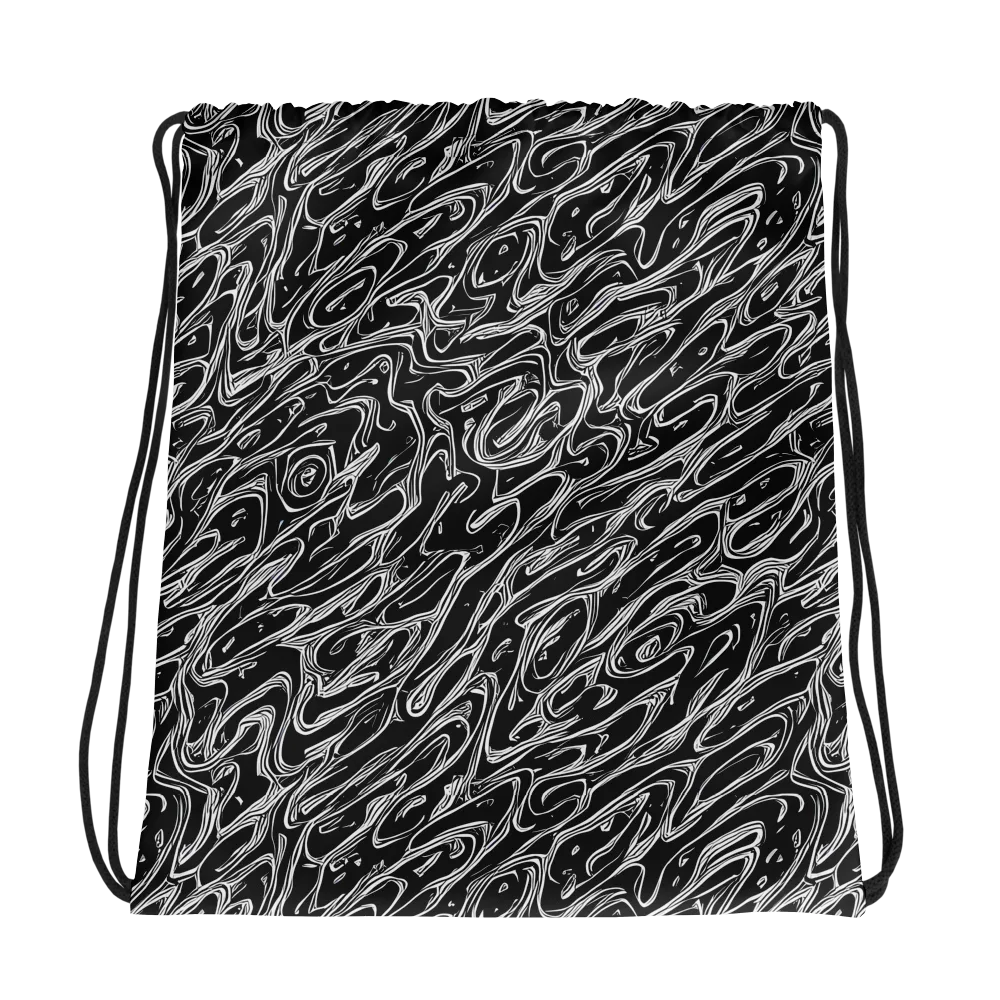 Blackwater Swirl on Drawstring Bag — Photo