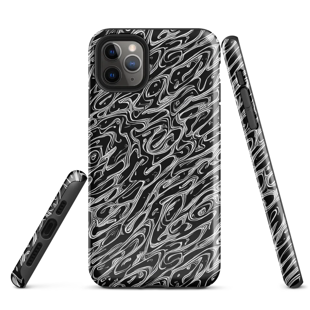 Blackwater Swirl on Tough Case for iPhone® — Front