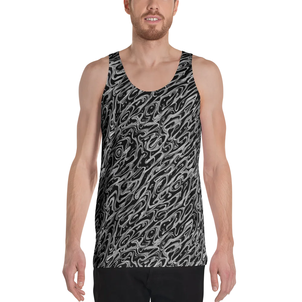 Blackwater Swirl on Men's Tank Top — Front