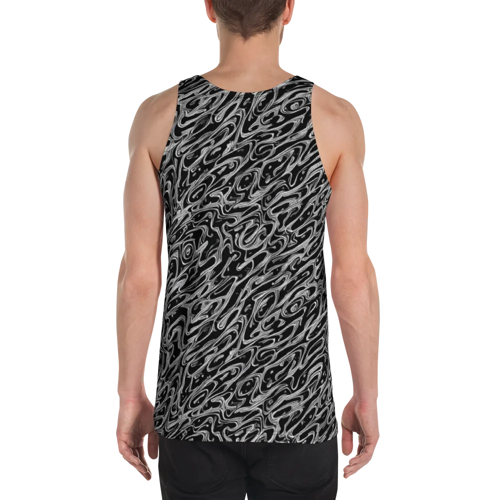 Blackwater Swirl on Men's Tank Top — Back
