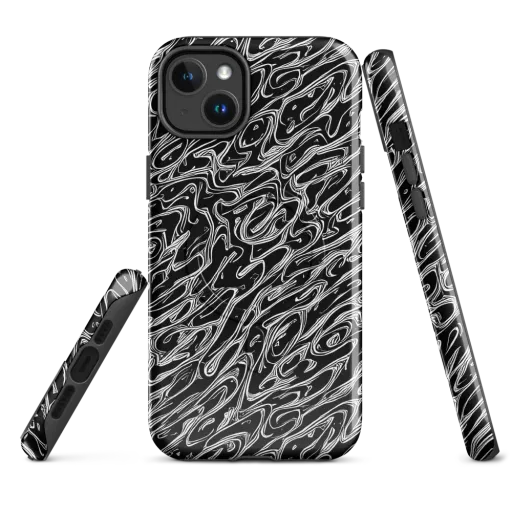 Blackwater Swirl on a MagSafe Tough Case for iPhone®