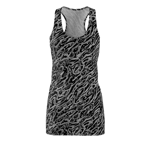 Blackwater Swirl on a Racerback Dress