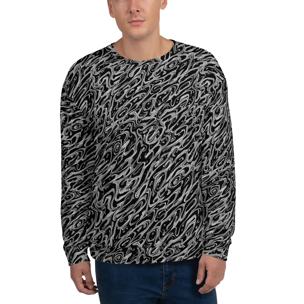 Blackwater Swirl on Sweatshirt — Front