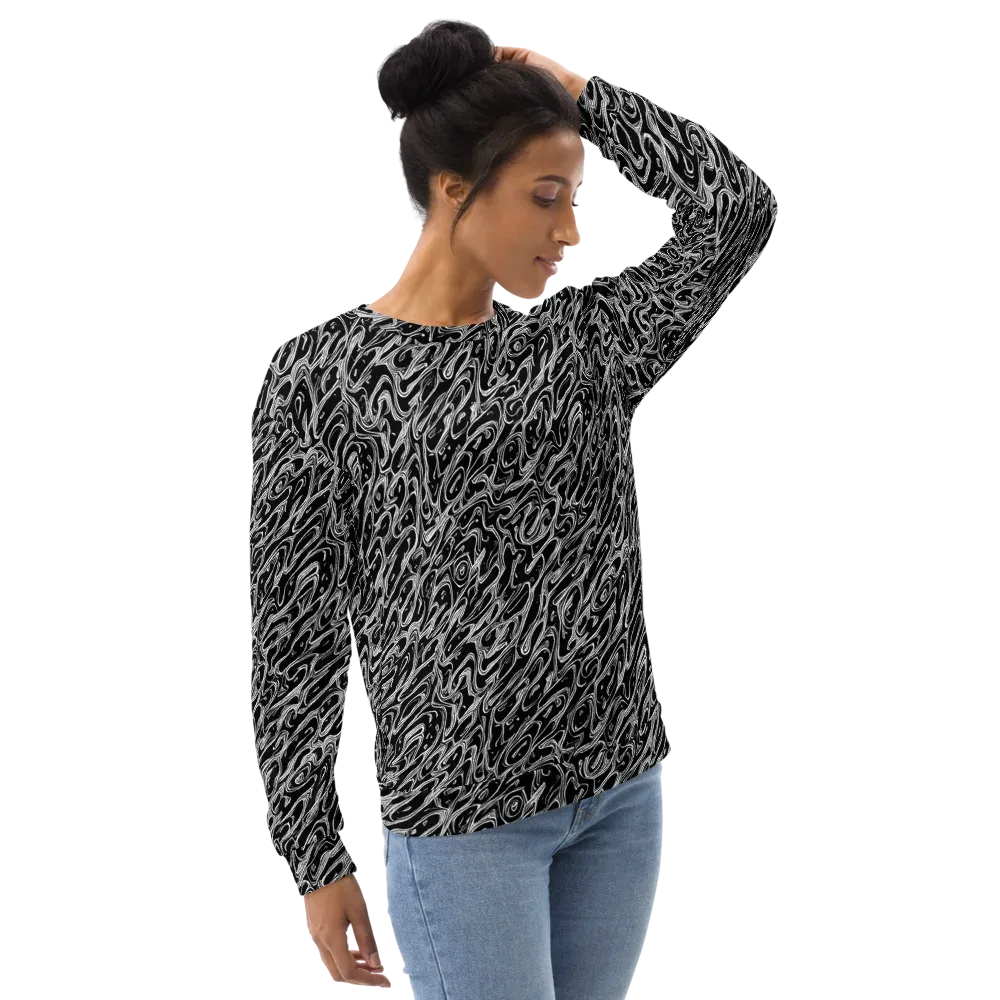 Blackwater Swirl on Sweatshirt — Right Front