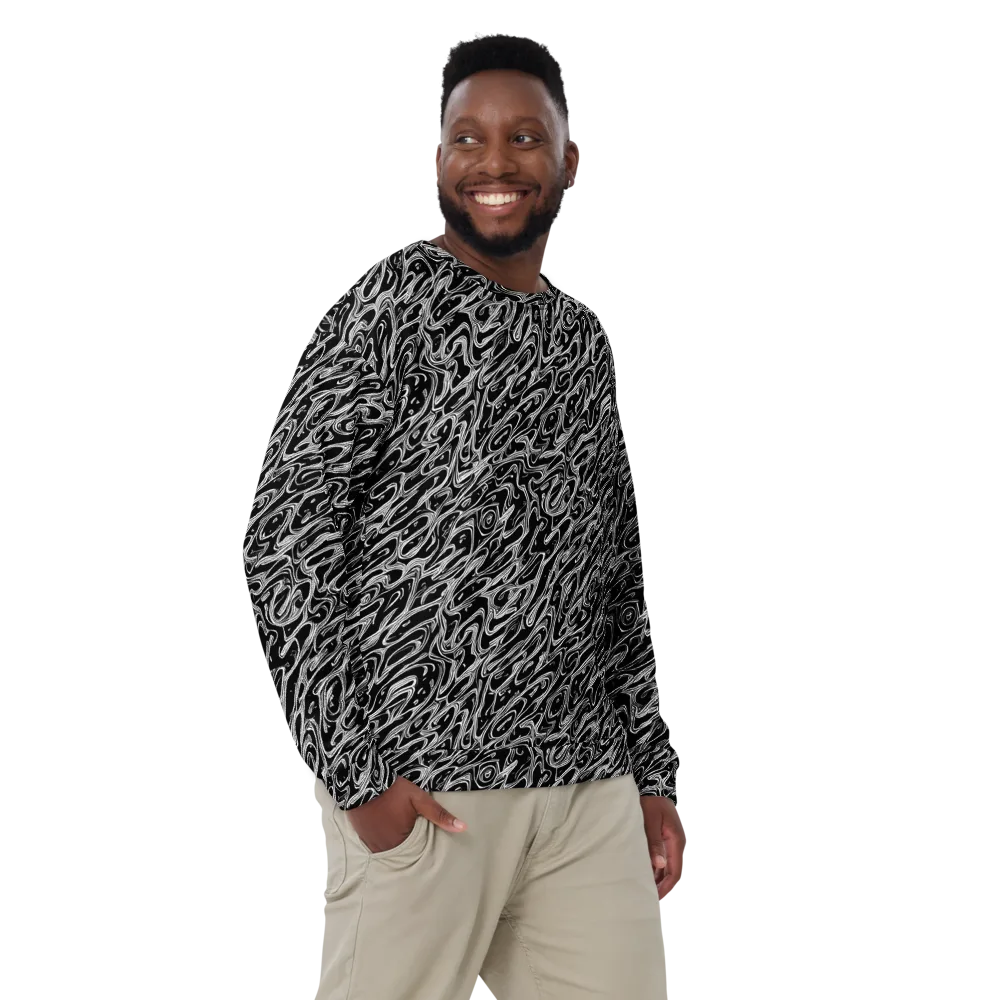 Blackwater Swirl on Sweatshirt — Front