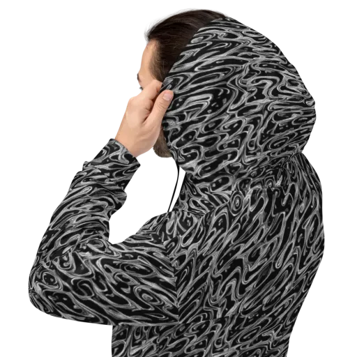 Blackwater Swirl on a Hoodie