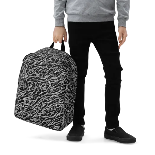Blackwater Swirl on a Minimalist Backpack