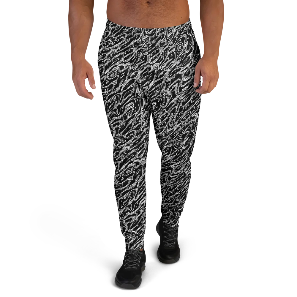 Blackwater Swirl on Men's Joggers — Front