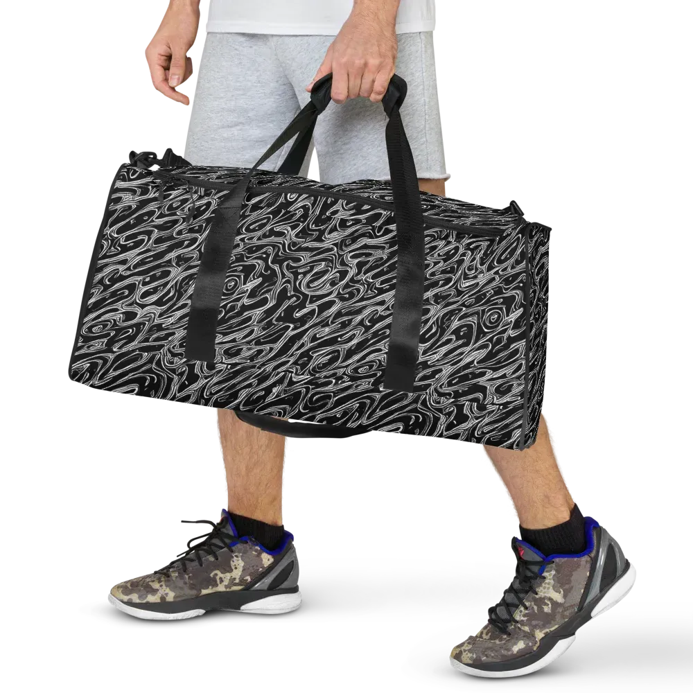 Blackwater Swirl on Duffle Bag — Front