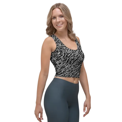 Blackwater Swirl on a Crop Top