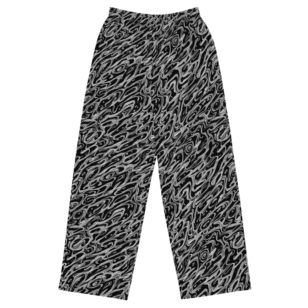 Blackwater Swirl on Wide-Leg Pants — Front