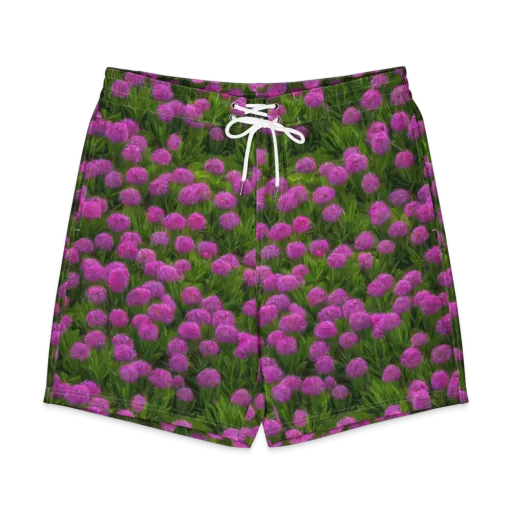 Magenta Meadow on a Men's Board Shorts