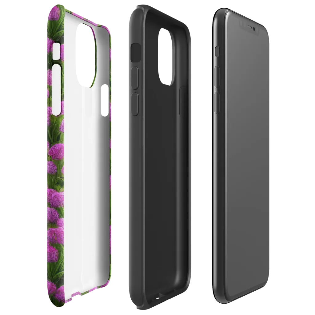 Magenta Meadow on Tough Case for iPhone® — Right