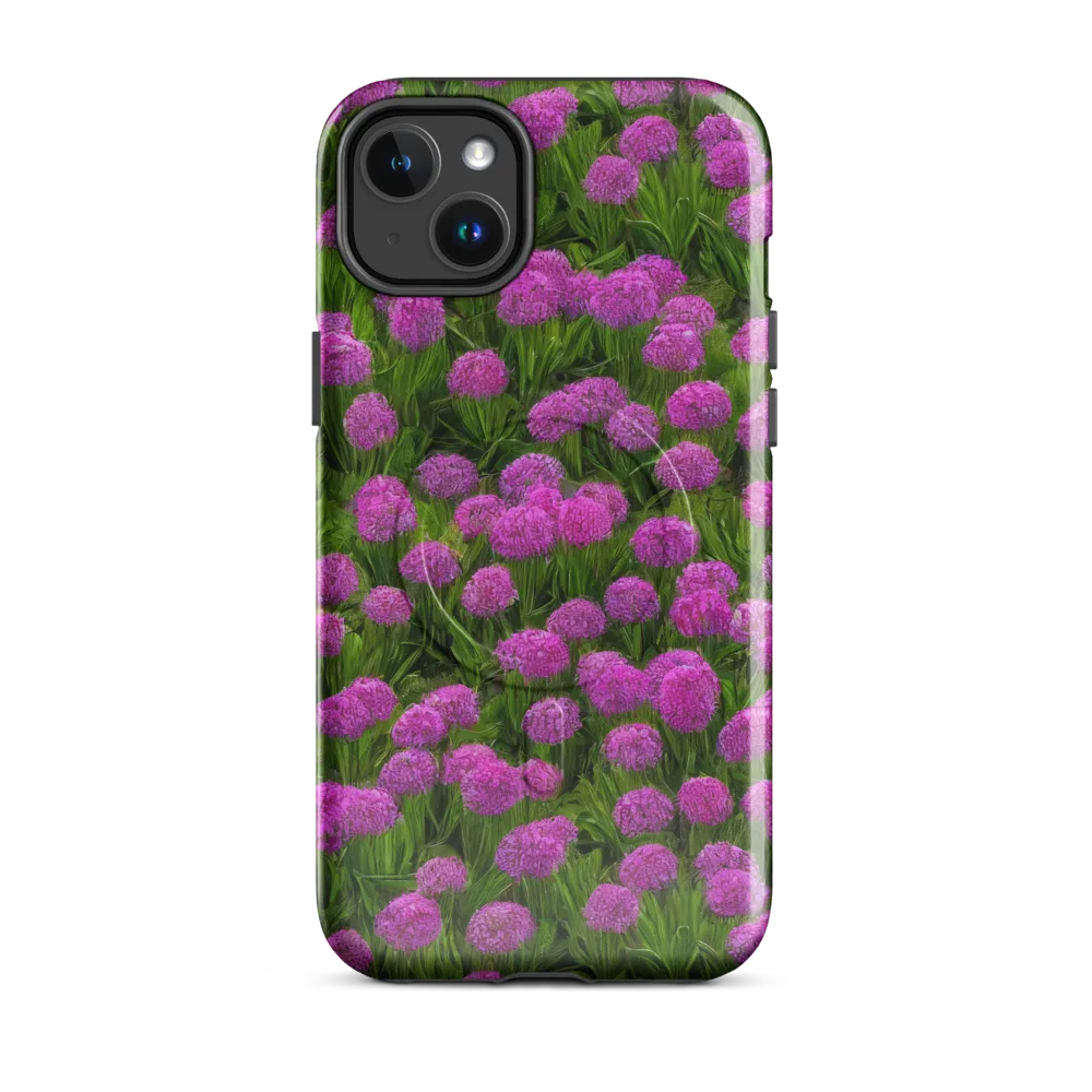 Magenta Meadow on MagSafe Tough Case for iPhone® — Front