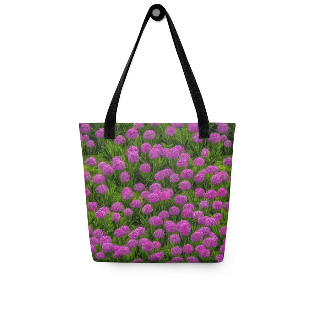 Magenta Meadow on Tote Bag — Front