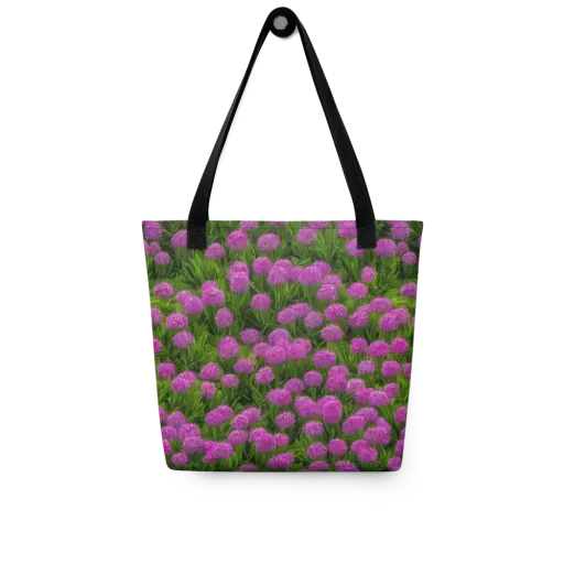 Magenta Meadow on a Tote Bag